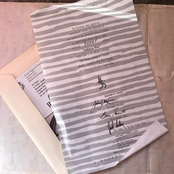 Elvis Presley Delphi Plate - Picture 3 of 4